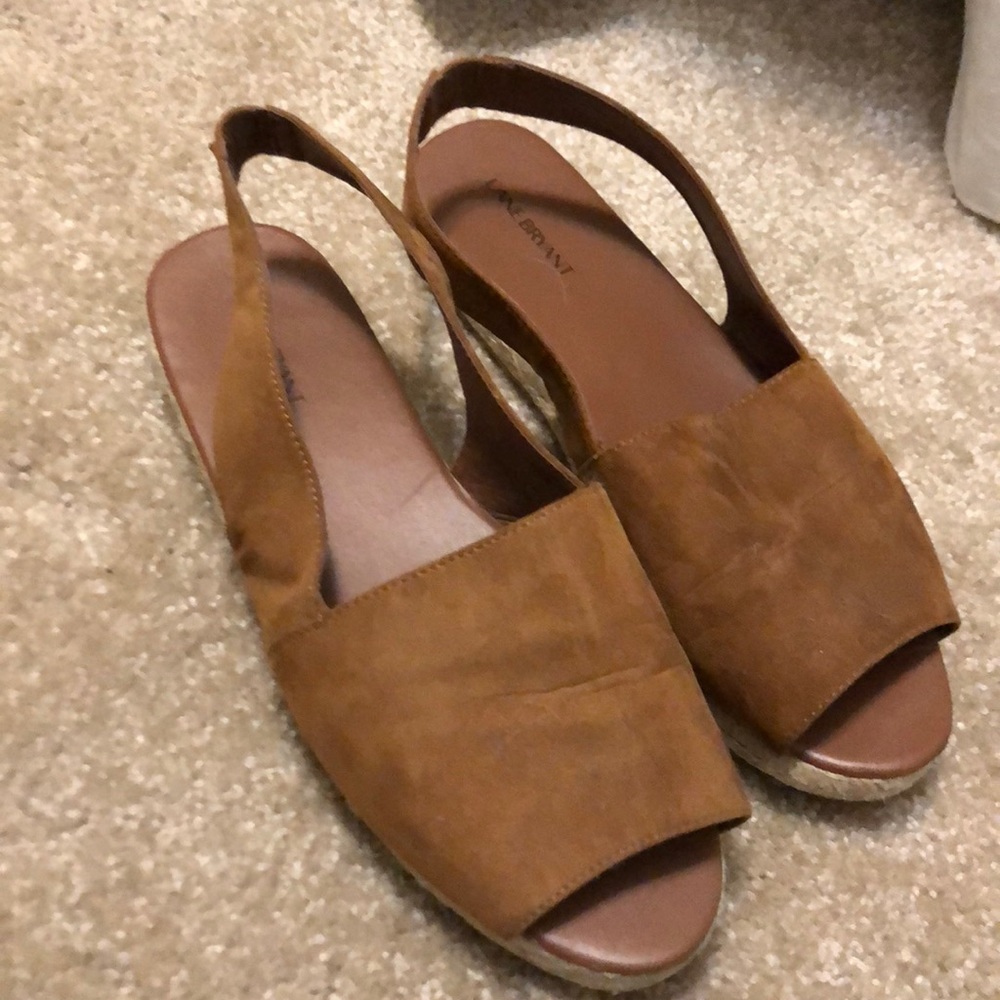 Backed sandals